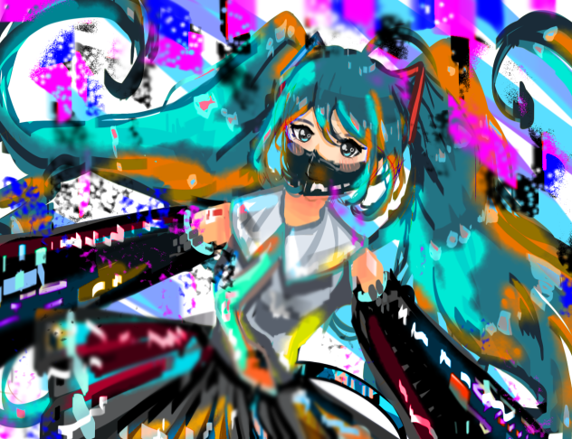 Fan art of Miku