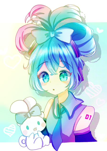 シナミク꒰⑅ᵕ༚ᵕ꒱˖♡虹色バージョン