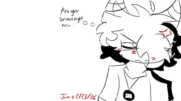 sketch of C00lkidd glaring at Noli