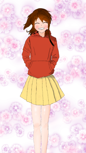 人間体スカイリイ（立ち絵）
