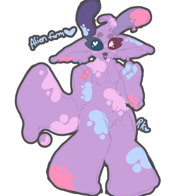 👽🩵💜🩷my alien form🩷💜🩵👽