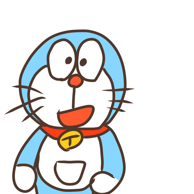 絵描き歌　ドラえもん