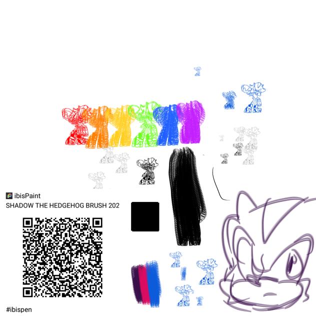 SHADOW THE HEDGEHOG BRUSH