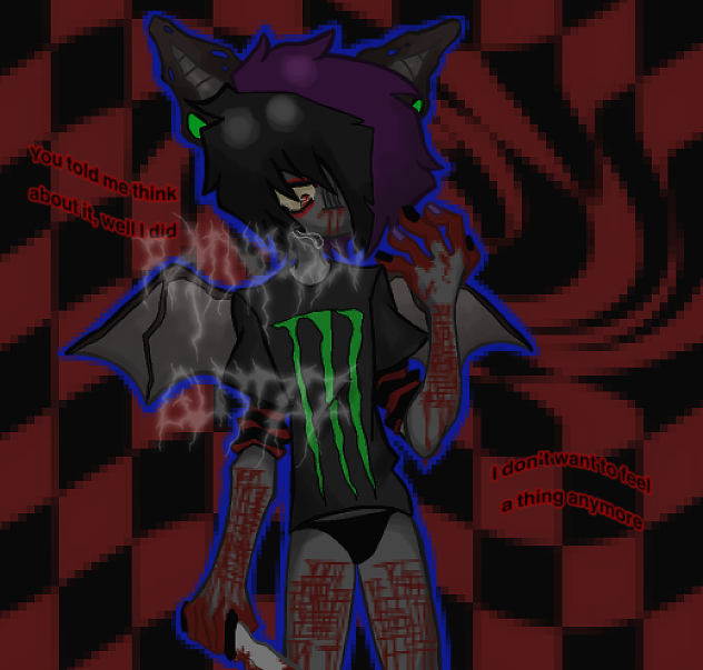 King for a day (TW self harm and blood)