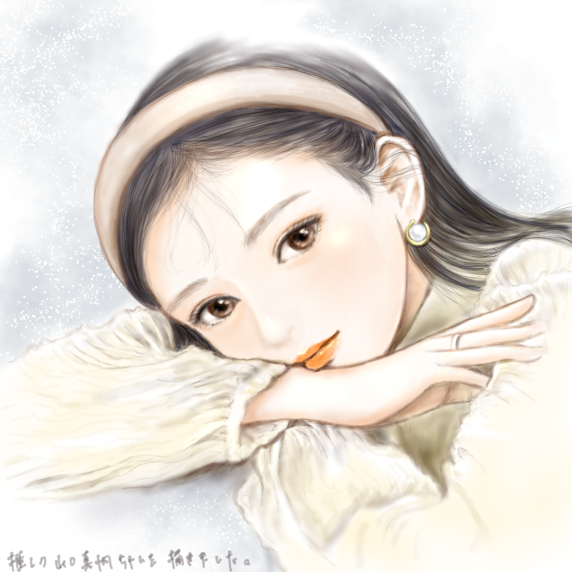 カチューシャの女の子。