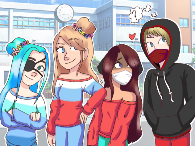 Fanart for”the famous girl was a killer”