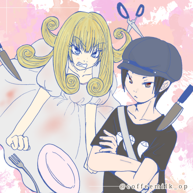 鬼徹ワンドロ  好きなキャラ2人