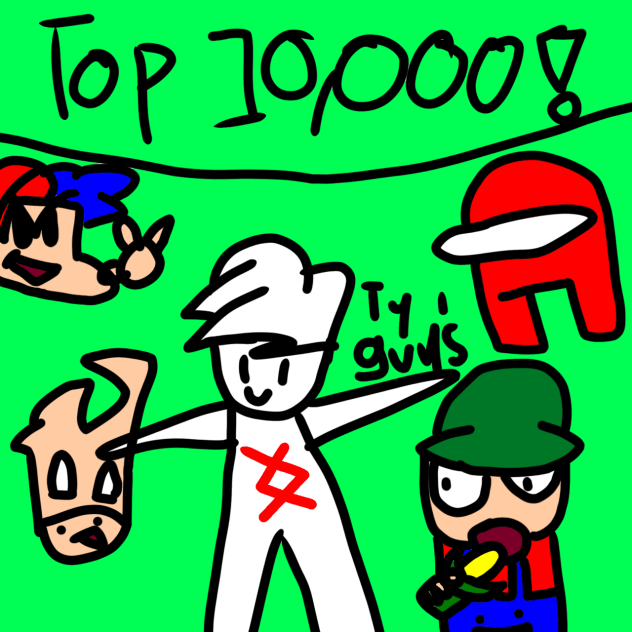 Thank you guys for making me top 10k