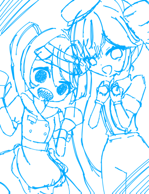 ラフです。 ibisPaint