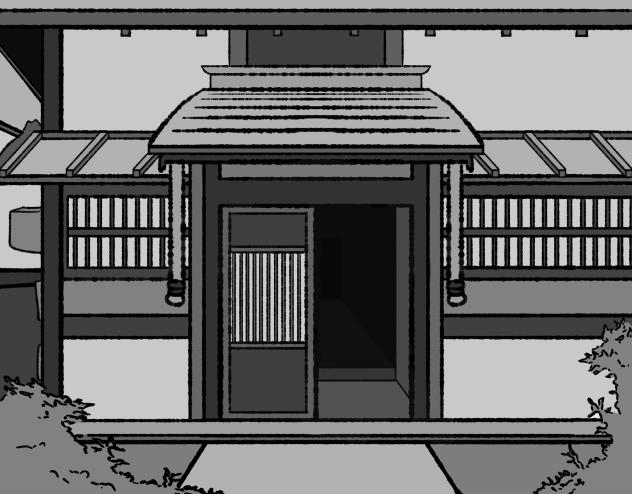 B&W Background - Depan Rumah