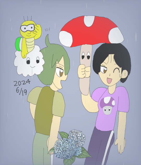 もうすぐ☔️
