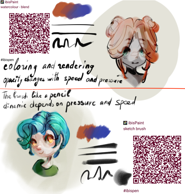my favourite brushes - ibisPaint