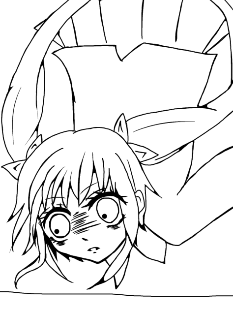 線画 塗って下さい！
