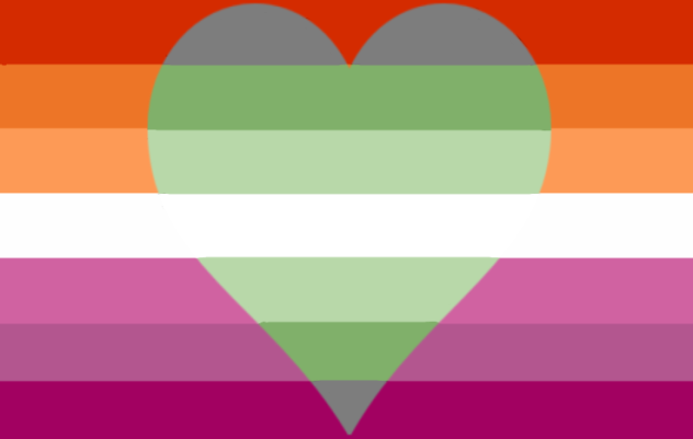 grayro lesbian flag