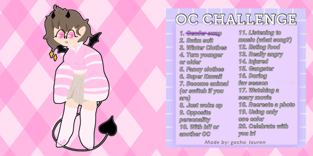 OC CHALLENGE — Day 1 !! - ibisPaint