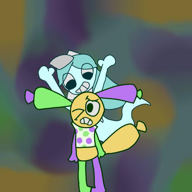 Connie scares looey . - ibisPaint