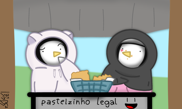 pengu farah and hamkstar