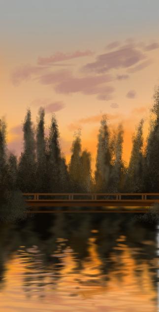 Beautiful Lake - ibisPaint