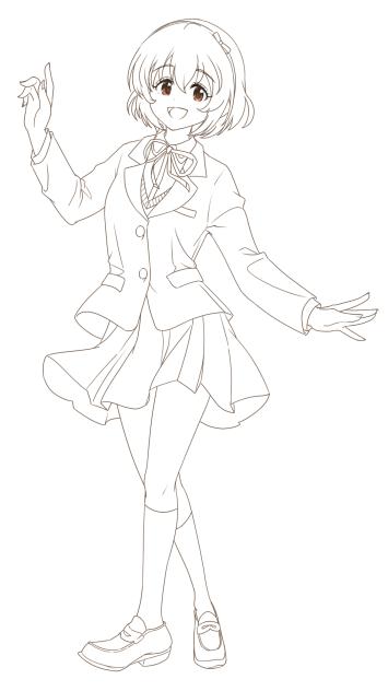 古賀小春(260401) 線画
