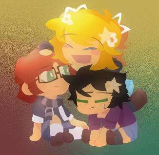 them as the trio - ibisPaint