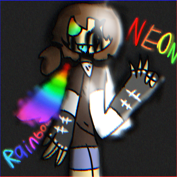 Neon rainbow
