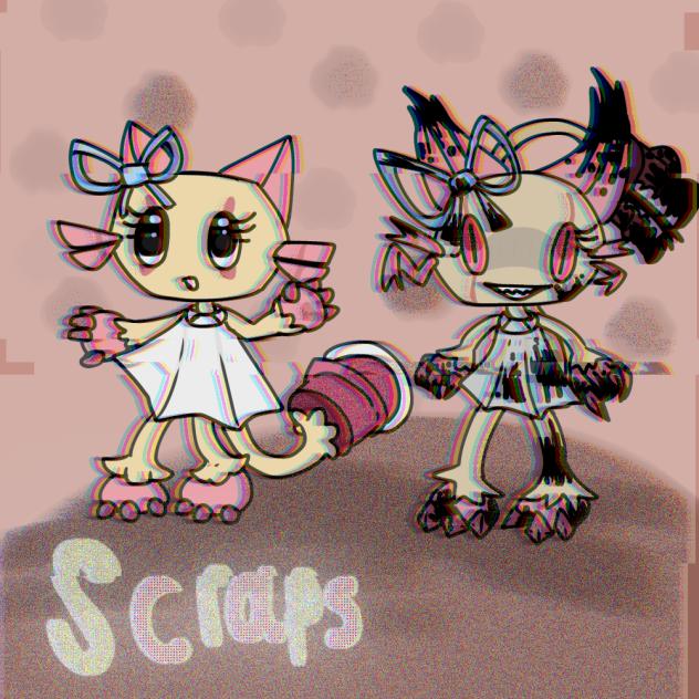 Scraps different style