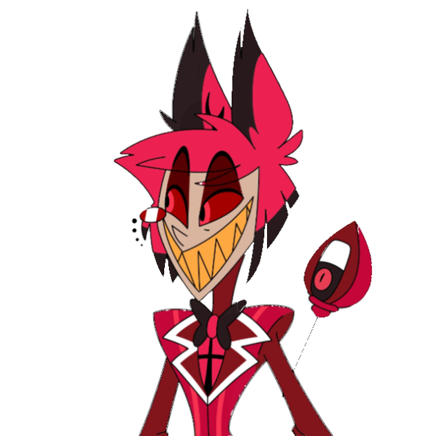 Alastor brushes his teeth 😜
