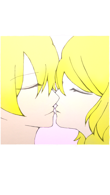 鏡音レンリンでキス