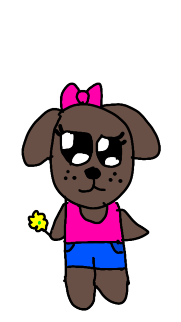 Coco With a flower