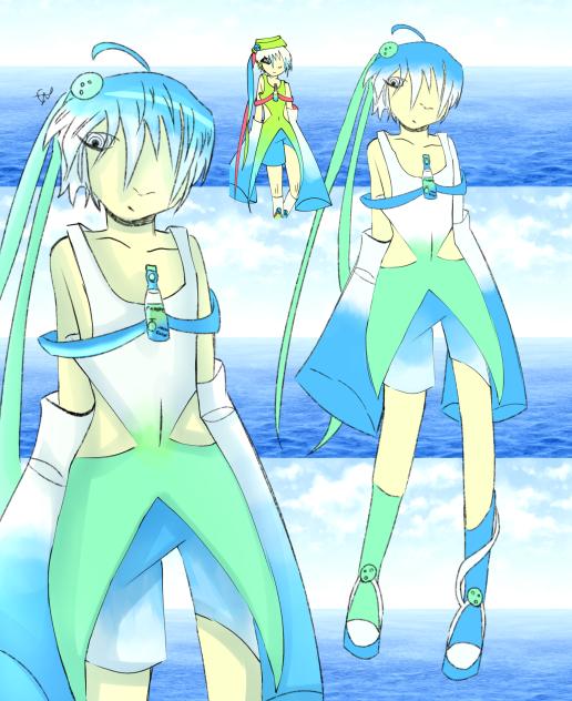 Melon Melon Ramune-Kun (Ref Sheet)