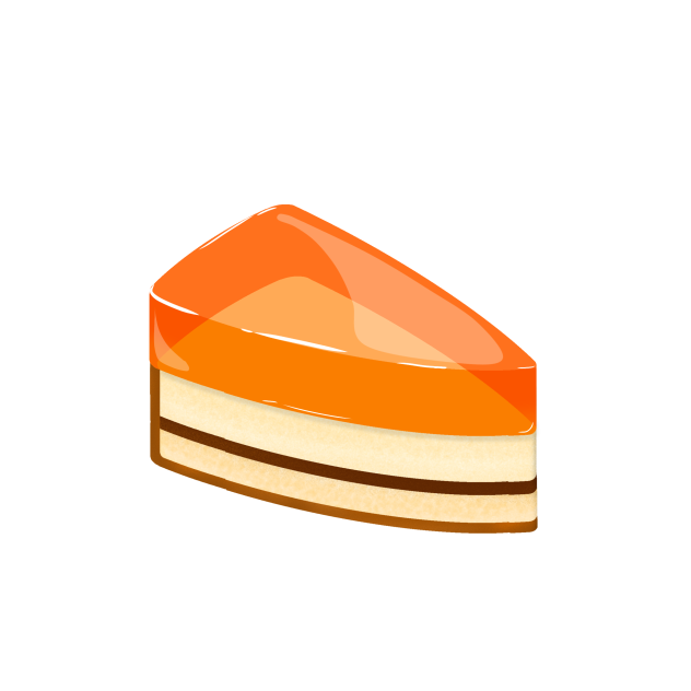 Orangejelly cake ibisPaint