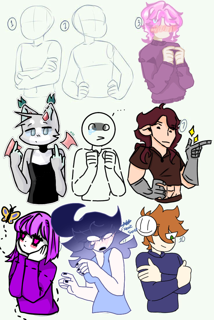 Poses Collab - ibisPaint