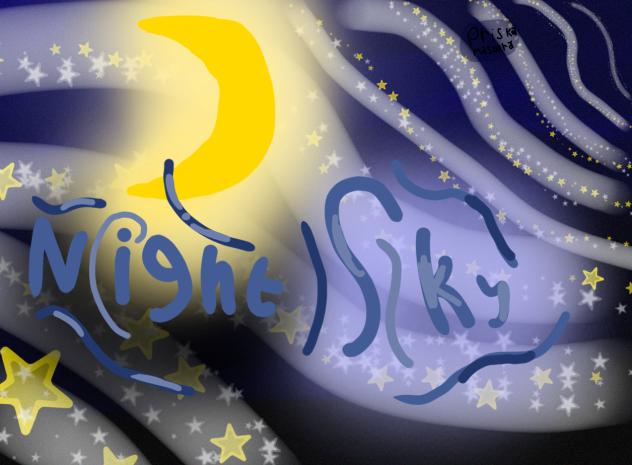 night sky🌙🌟