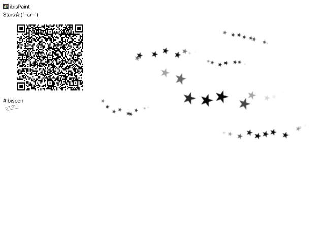 Star QR code☆（╹ ╹） - ibisPaint