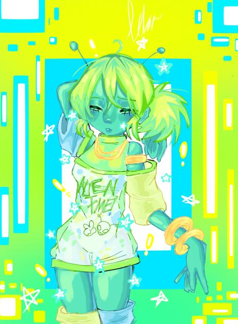 Aliena!! 🩵💚