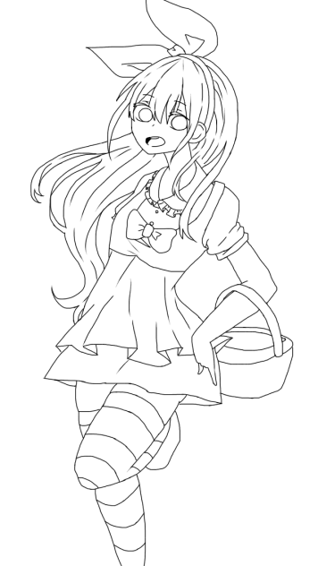 どなたか塗ってください！アリス【線画】