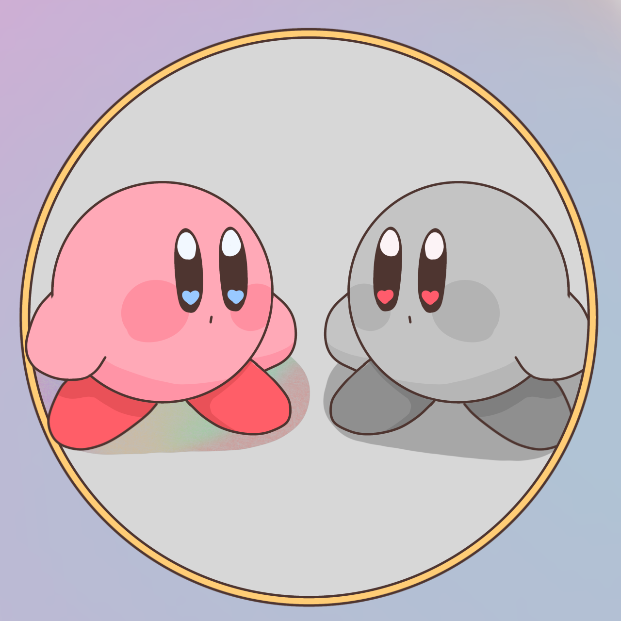 カービィとシャドーちゃん - ibisPaint