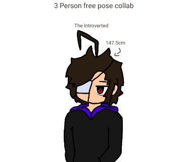 3 person free pose