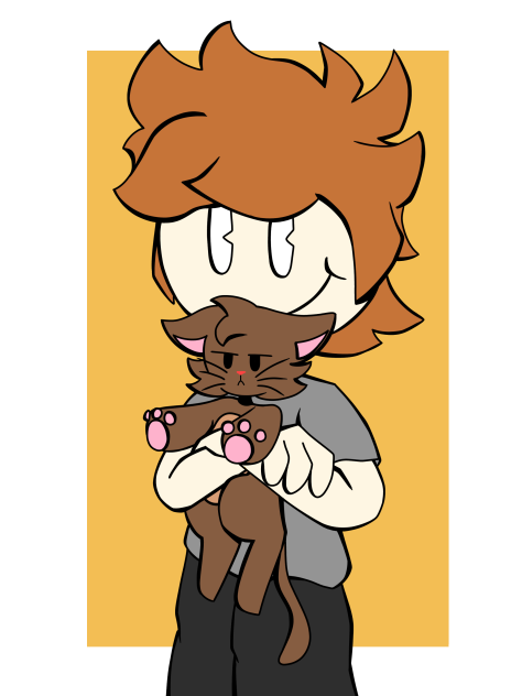 Odd and cat [redraw]