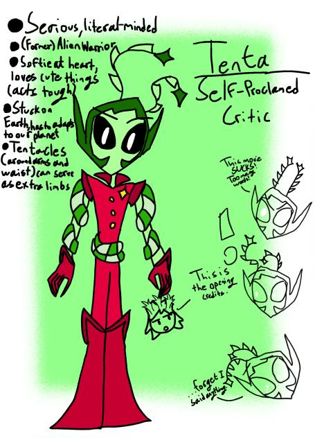 Tenta,the Self-Proclaimed Critic(new oc)