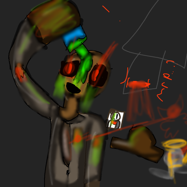mr p drinking the infection poison