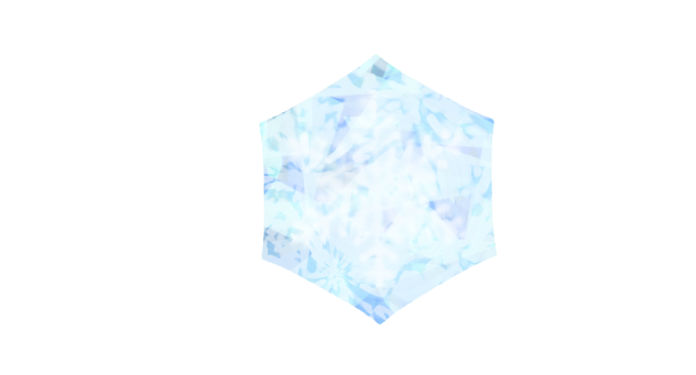 雪の結晶風の💎
