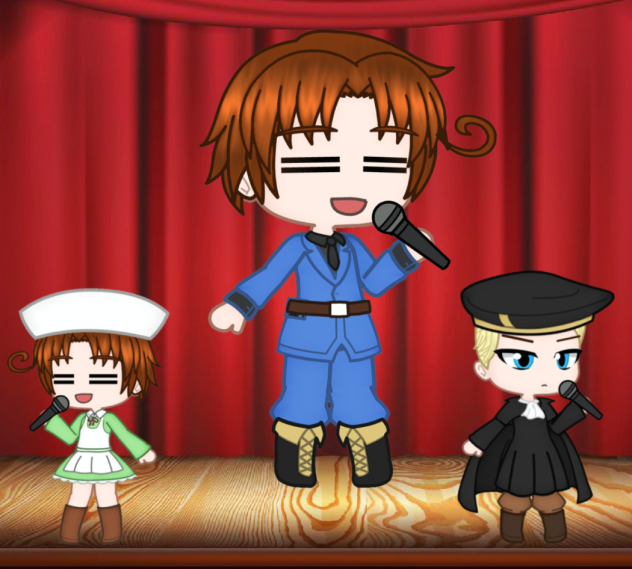 Italy, Chibitalia and HRE singing