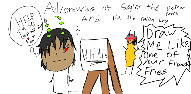 a skyler and kai meme cuz of kai's shirt