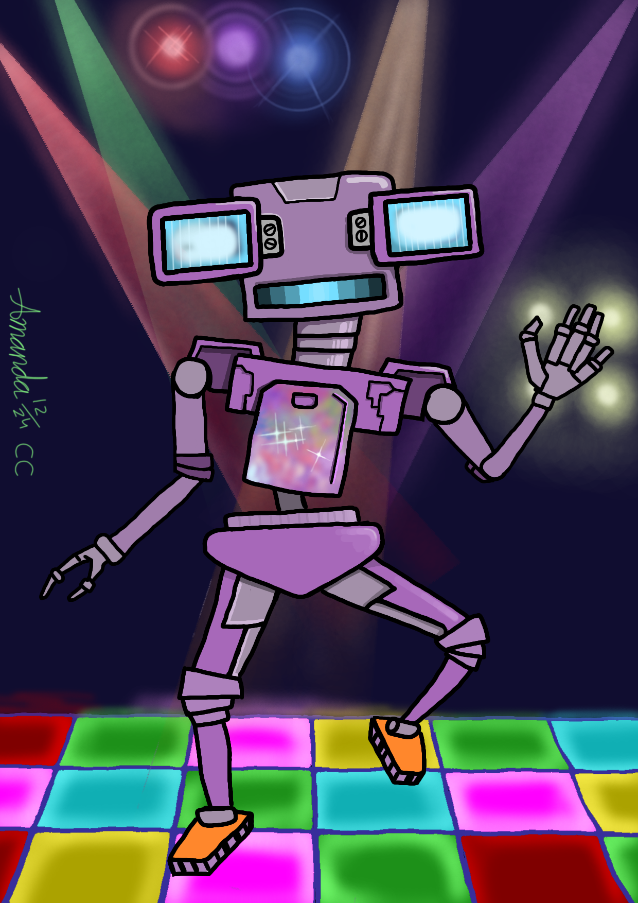 Disco Bot - ibisPaint