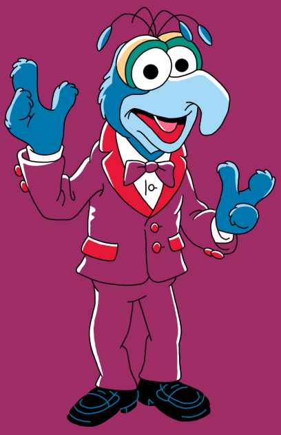 Gonzo in Purple Tux