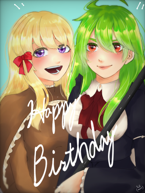 誕生日イラスト2(リベラさん)