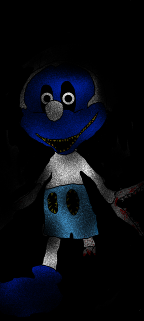nightmare photo negative Mickey fanmade
