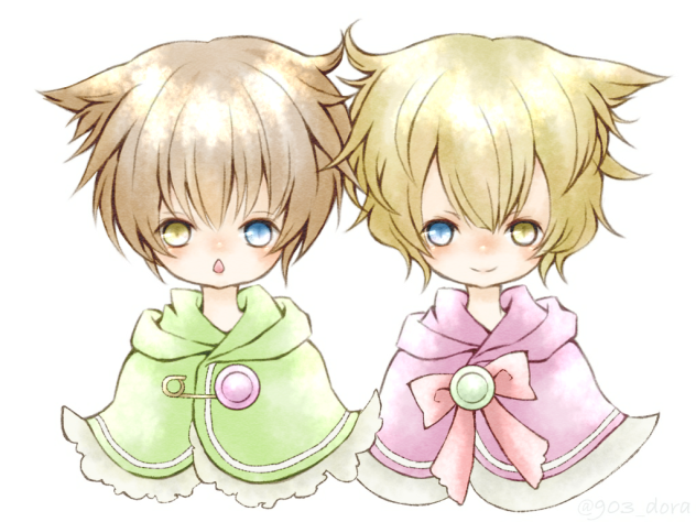 【線画】ちびっ子【拝借】