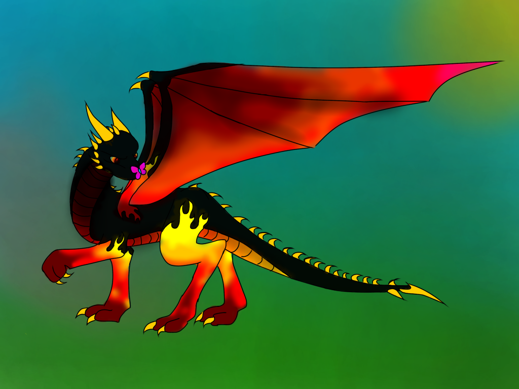 Young Fire Dragon - ibisPaint
